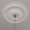 Ekena Millwork Oslo Ceiling Medallion (Fits Canopies up to 7 5/8"), 38 3/8"OD x 2 7/8"P, Primed White CM38OS - alternate 8